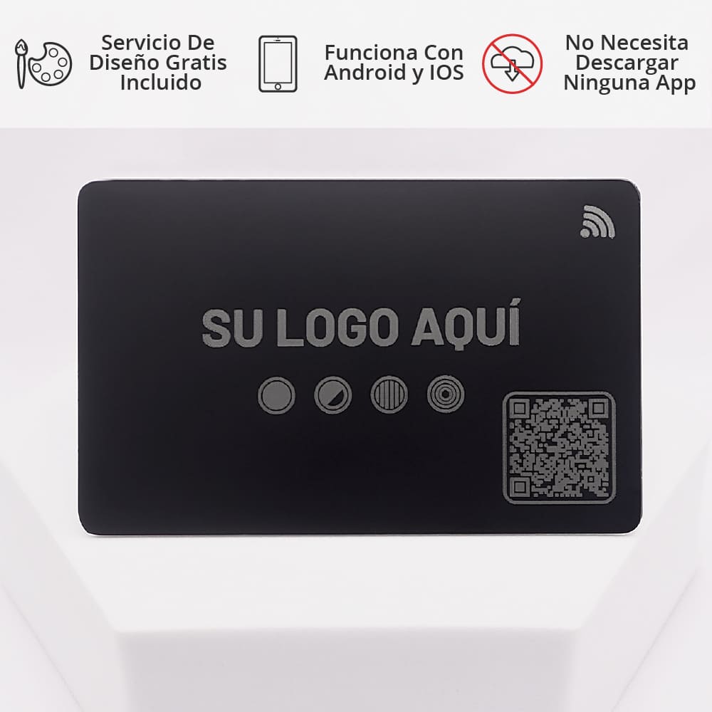 Smart Cards en metal negra con corte Lasér 🔥🪪